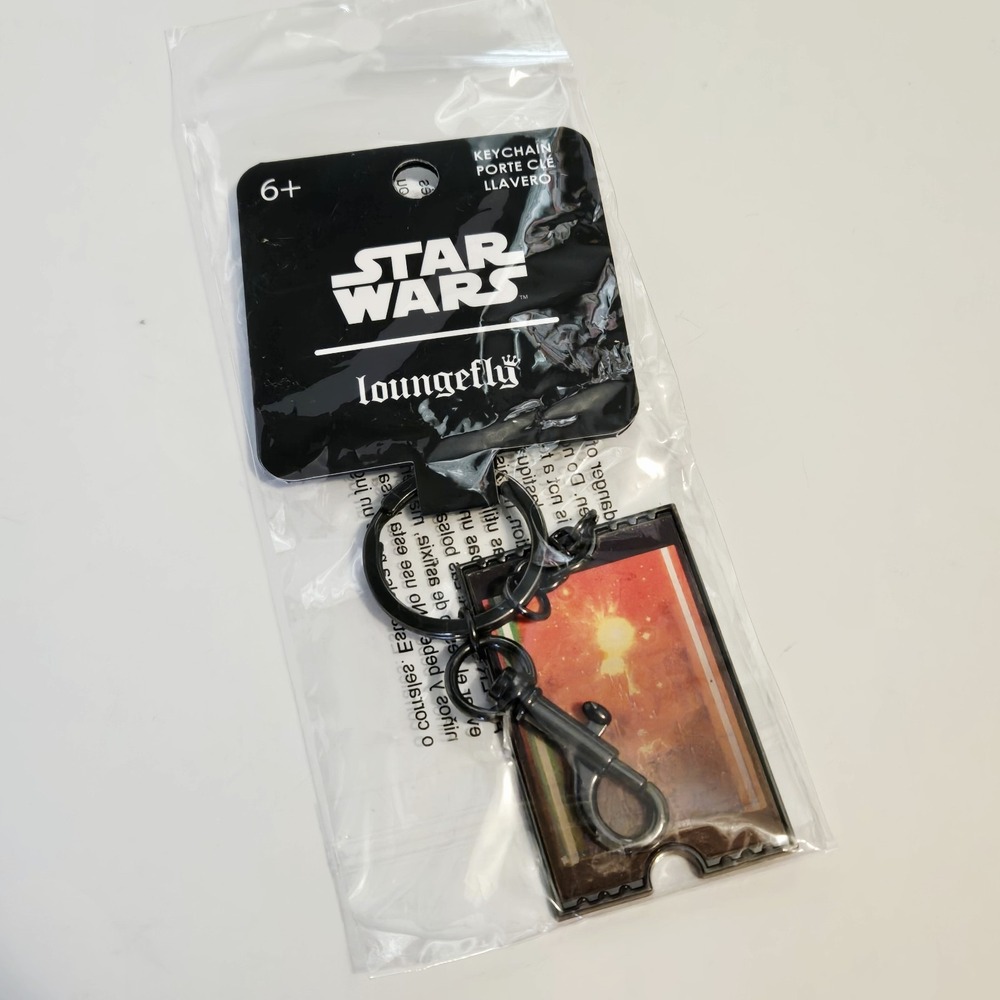 Loungefly Star Wars Return of the Jedi World Premiere Ticket Lenticular Keychain